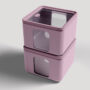 Peek Box Quadro - mauve paars - stapelbaar