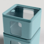 Peek Box Teal groenblauw