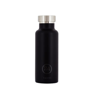 Thermo bottle 0,5 L van 24Bottles zwart