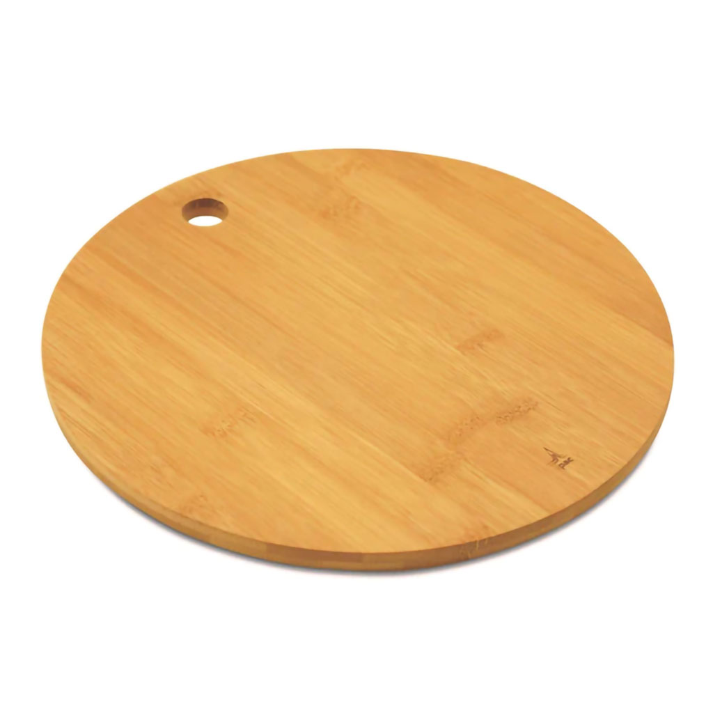 I Genietti Set van Dondolo kaasmes en Bamboe serveerplank Ø 24,5 cm - Afbeelding 3