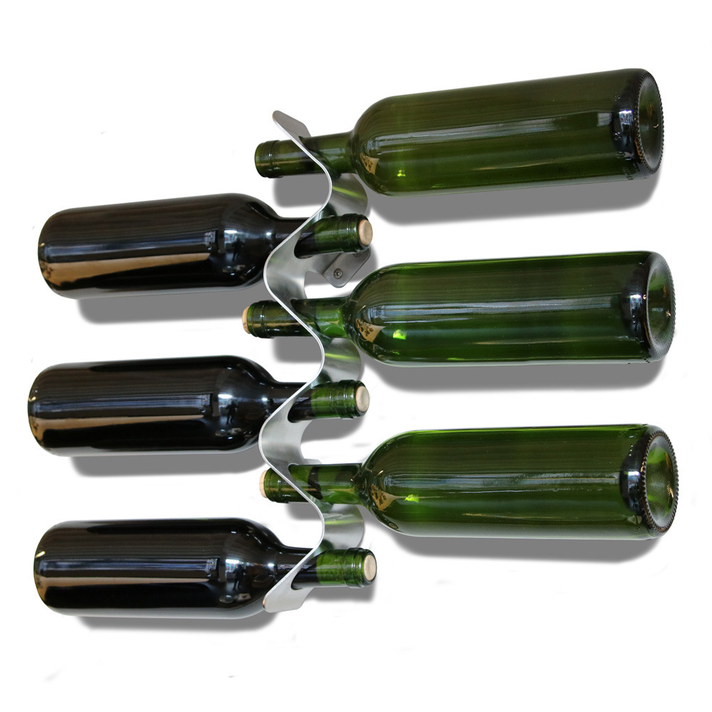 Wijnrek Flow, voor 6 flessen black+blum