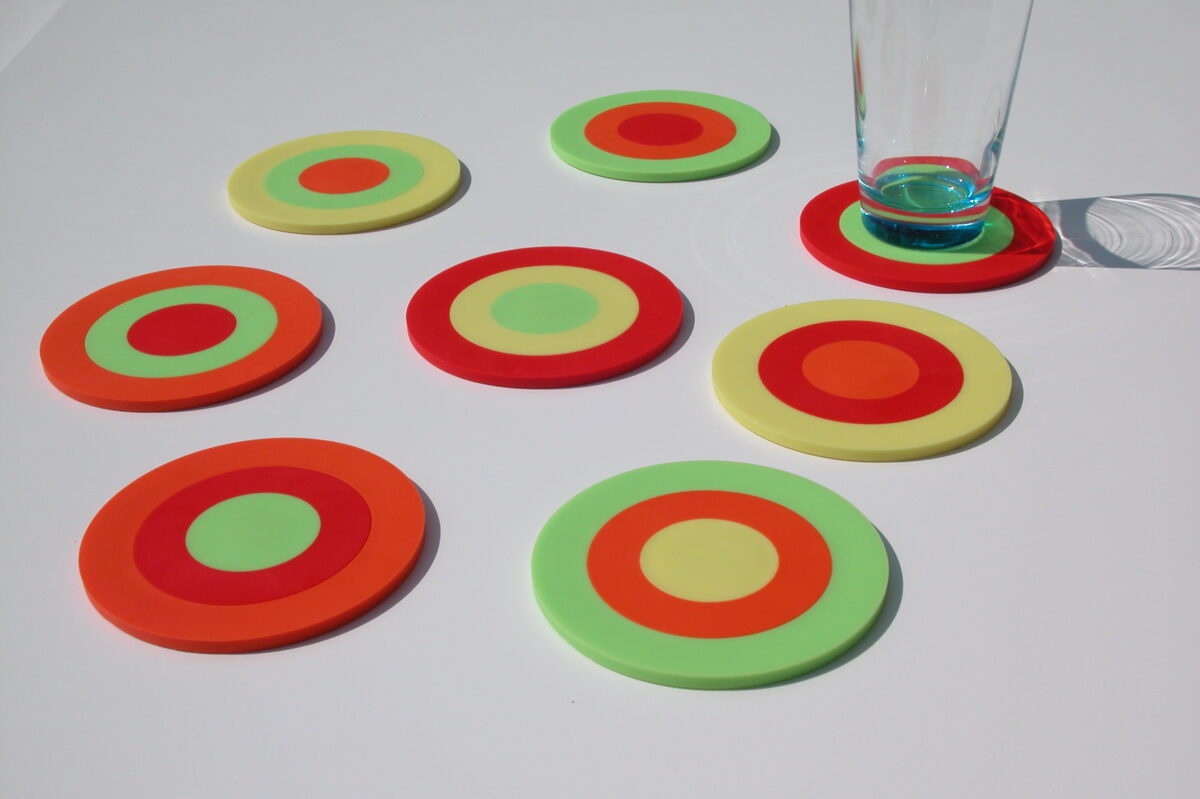 3 in 1 glasonderzetter MIX-IT, set van 6 stuks - Afbeelding 6