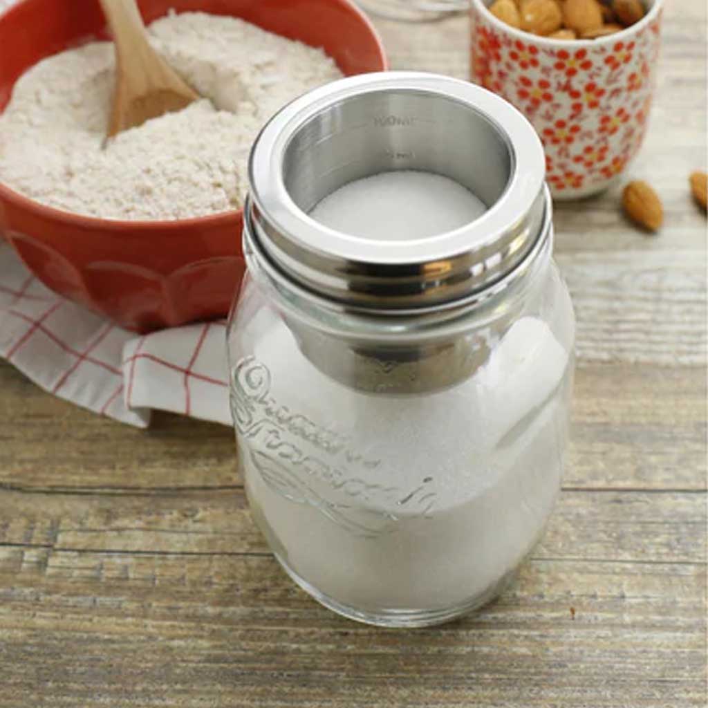 HappyTappi - Maatbekerdeksel - RVS - Inclusief Bormioli pot - 500 ml - Afbeelding 5