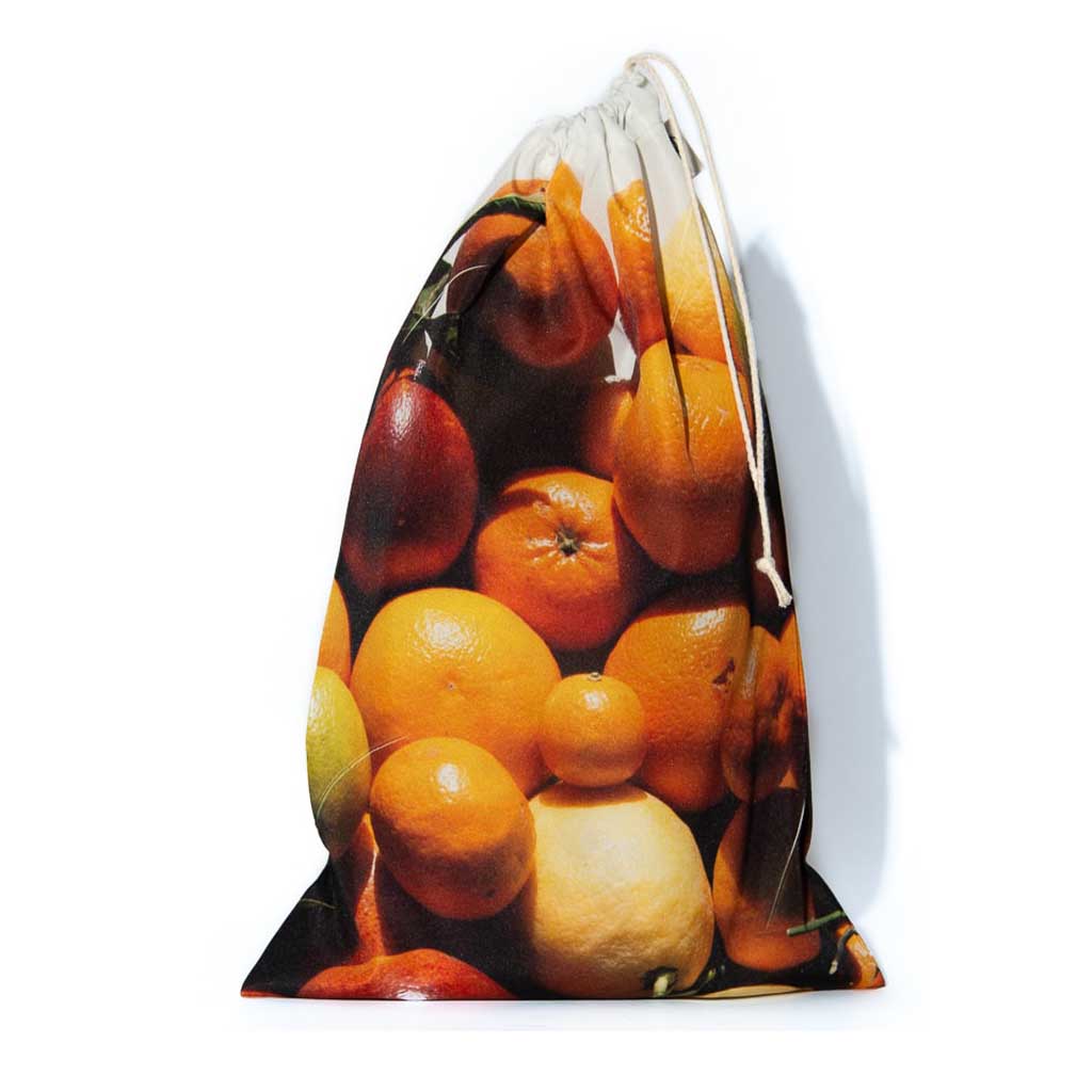 Herbruikbare fruit zak met Citrusfruitprint MB Design - Afbeelding 2