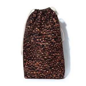 Bewaarzak met Koffiebonenprint MB Design