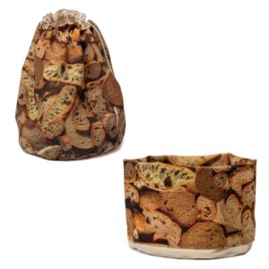 Broodzak en Broodmand in 1 met Broodprint MB Design