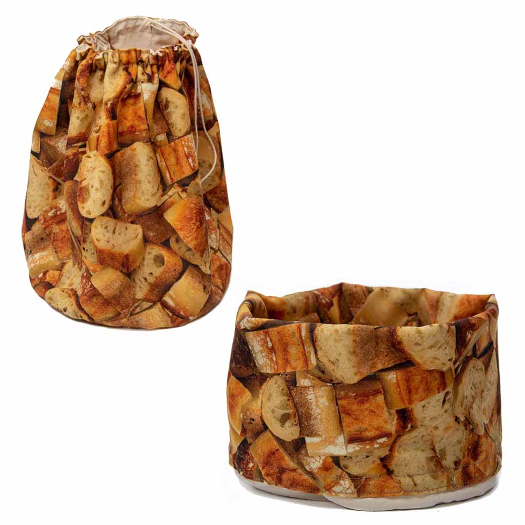 Broodzak en Broodmand in 1 met Broodprint MB Design - Afbeelding 6
