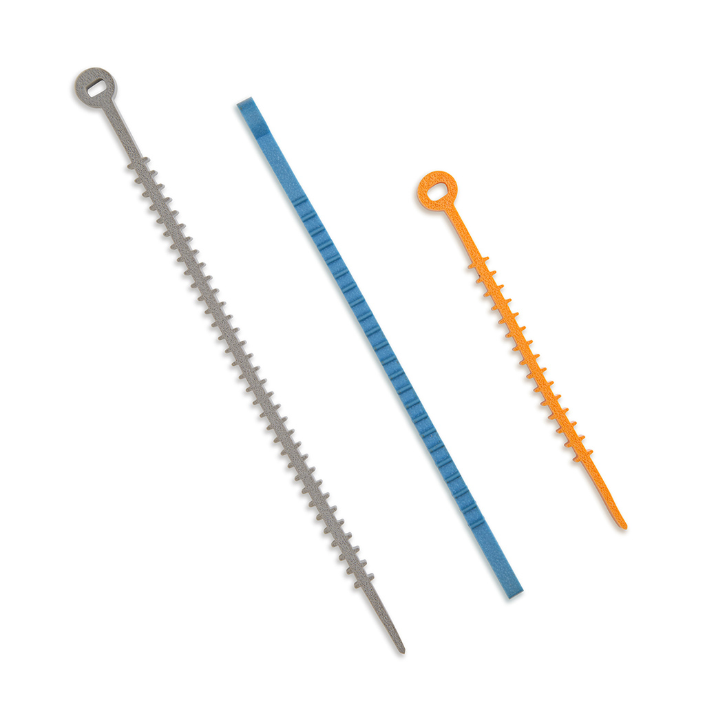 Herbruikbare kabelbinders Q-Knot, set 20 stuks - wit- turquoise - geel - 3 maten - Afbeelding 17