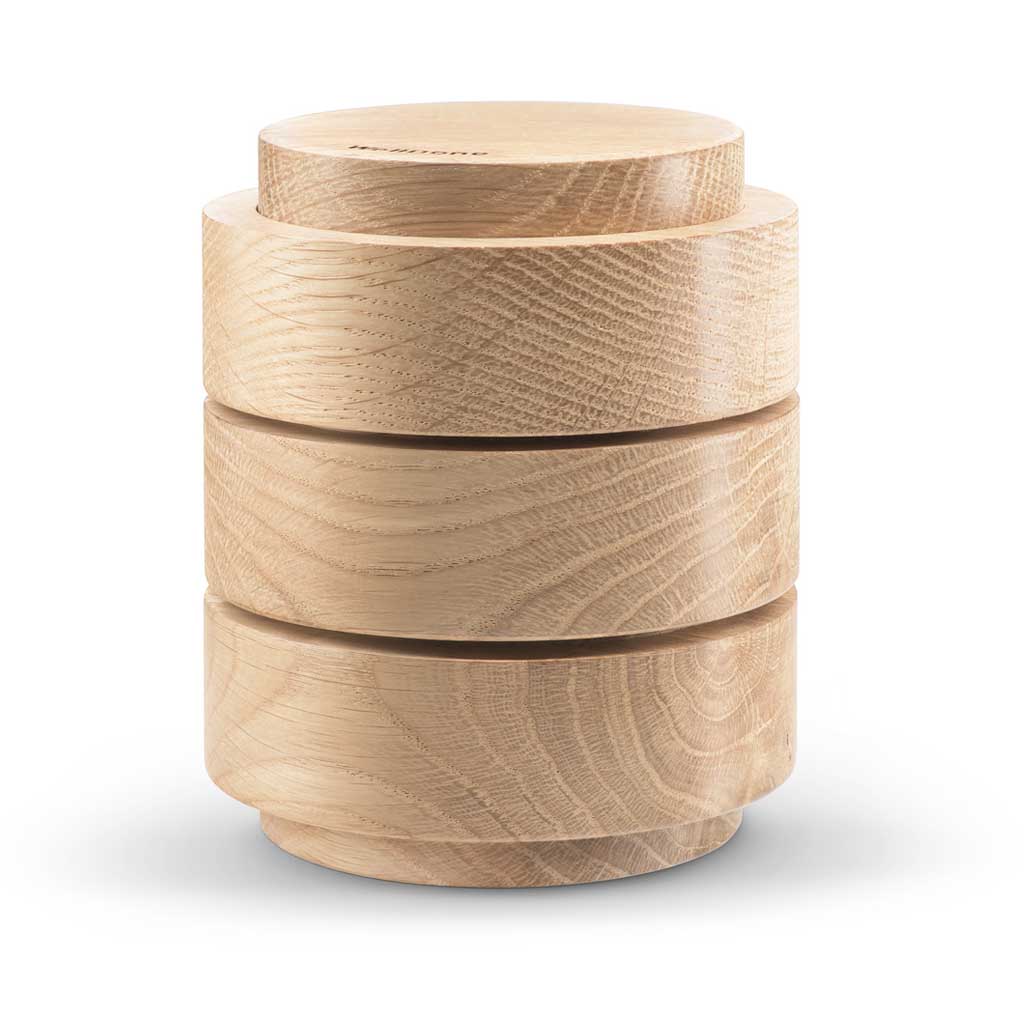 Houten Waxinelicht houders Welldone Rings, set van 3 eiken - Afbeelding 5