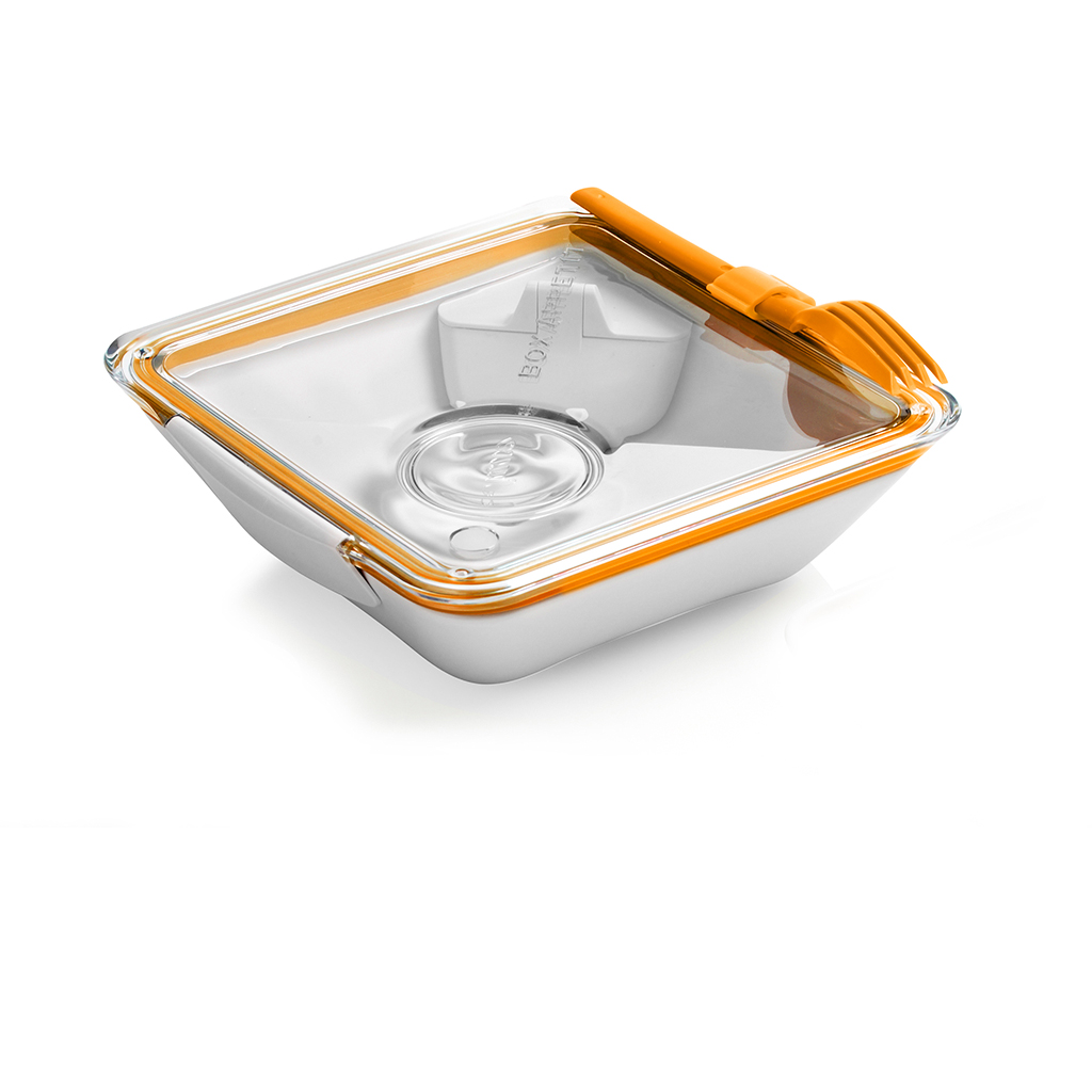 Lunchbox Box appetit black+blum oranje