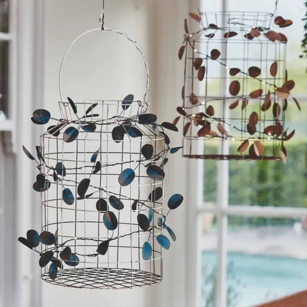 Eucalyptus lichtslinger met 20 warm witte LED lichtjes - Afbeelding 2