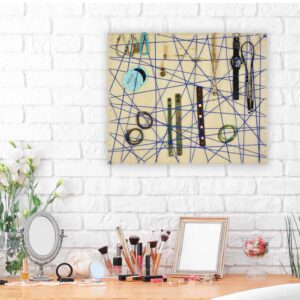 Mintline: blauw elastiek