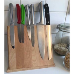 Messenblok magnetisch beukenhout