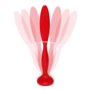 I Genietti 'Never falling spatula' spatel/ smeermes kunststof Rood