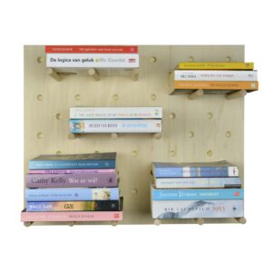 Pegboard Books Naturel bord hout 20 pegs