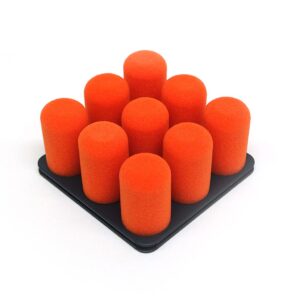 Pinnns organizer donkergrijs met oranje pins