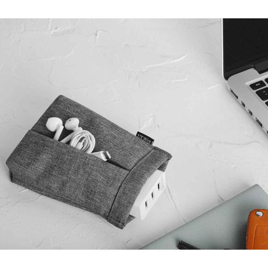 Pocket Plus Etui voor oordopjes en lader zwart - Afbeelding 3