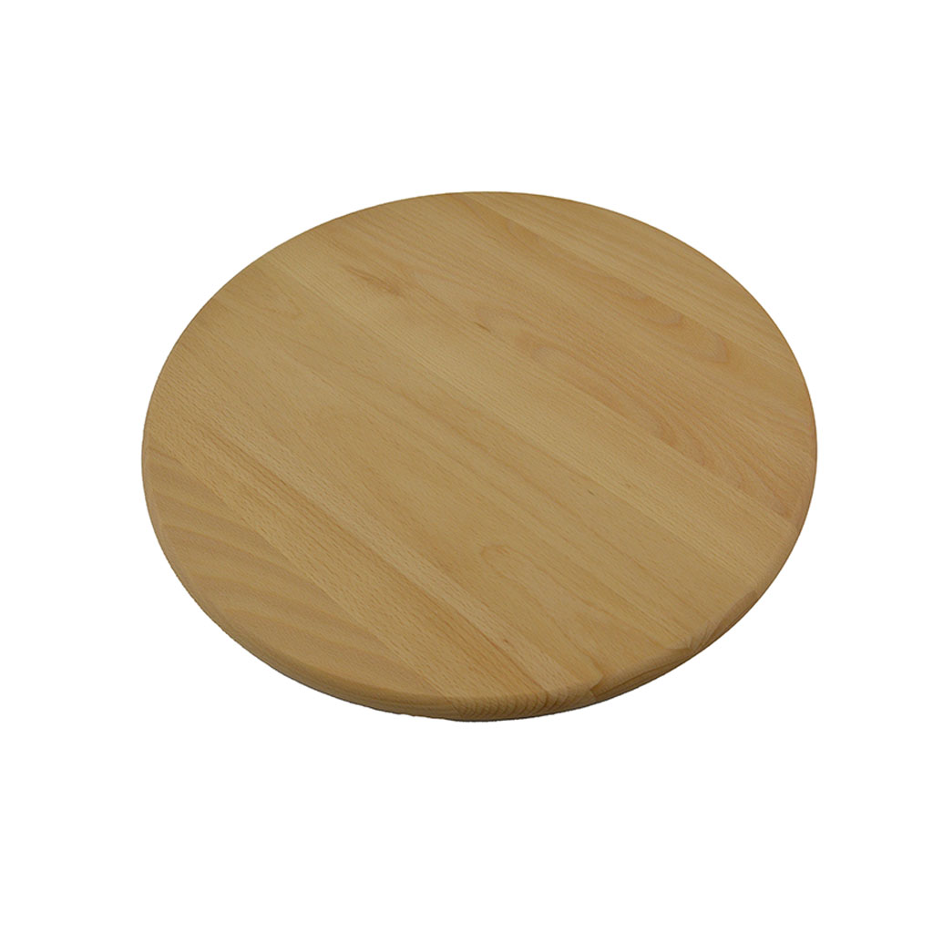 Pizza snij/ serveer plank van Beukenhout Rond Ø 42 x 1,9 cm