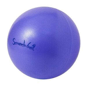 Opblaasbare en opvouwbare bal Scrunch paars 22 cm