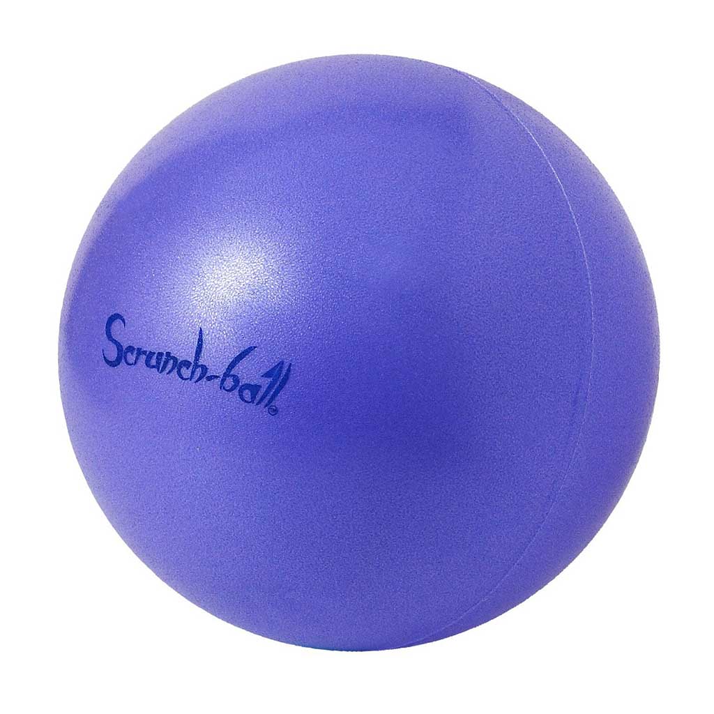 Opblaasbare en opvouwbare bal Scrunch paars 22 cm