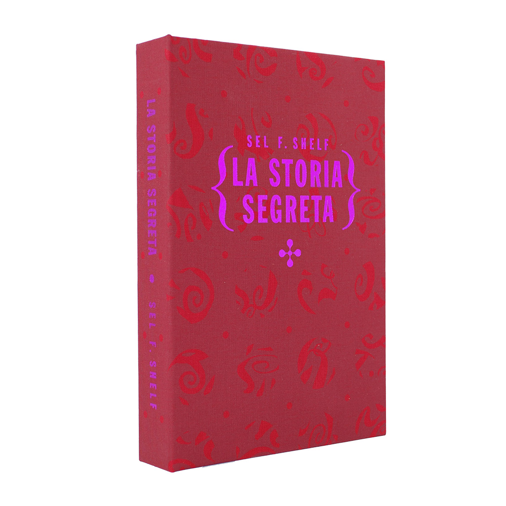 Selfshelf linnen rood La storia Segreta