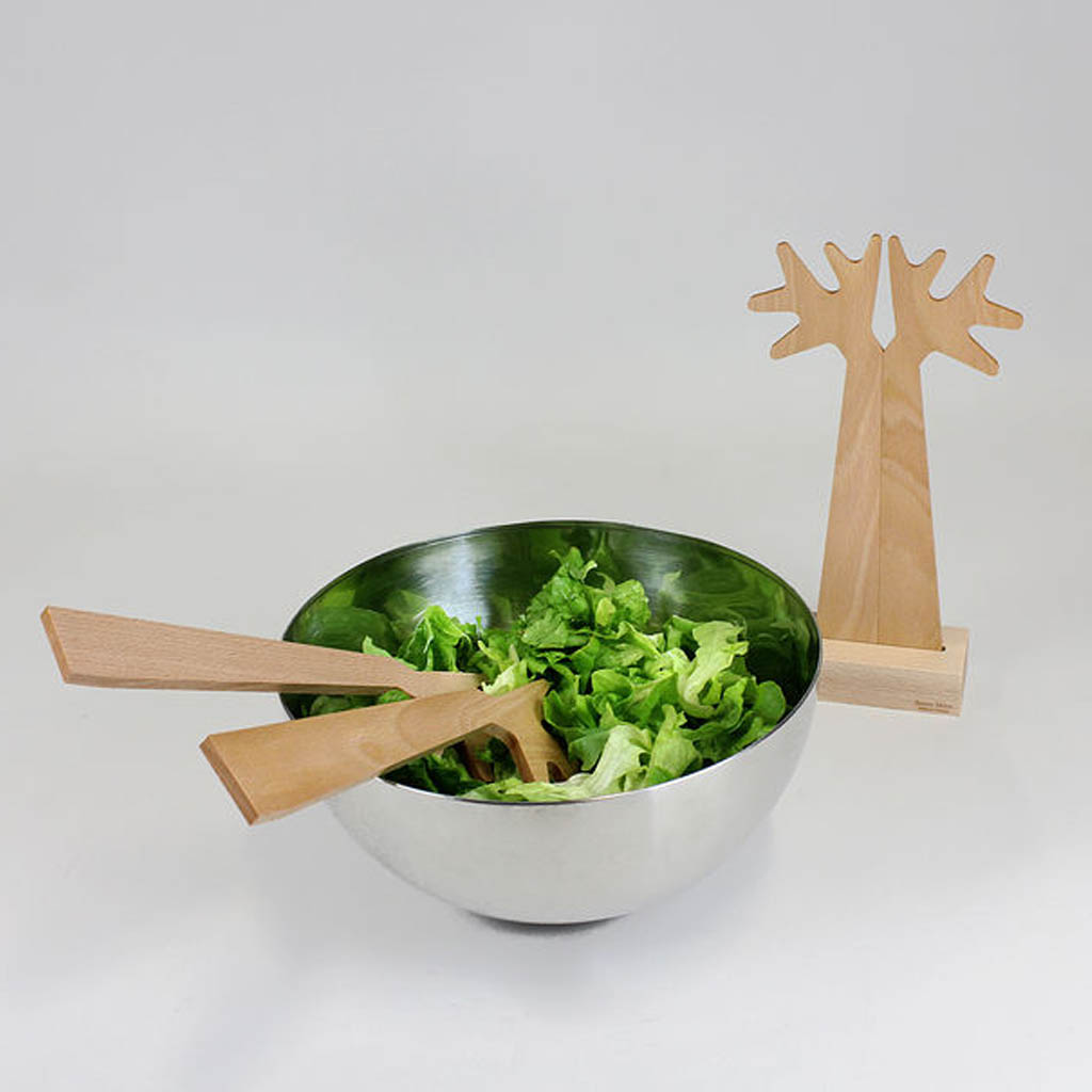Salade bestek Boomtakken van Massief beukenhout RMdesign - Afbeelding 2