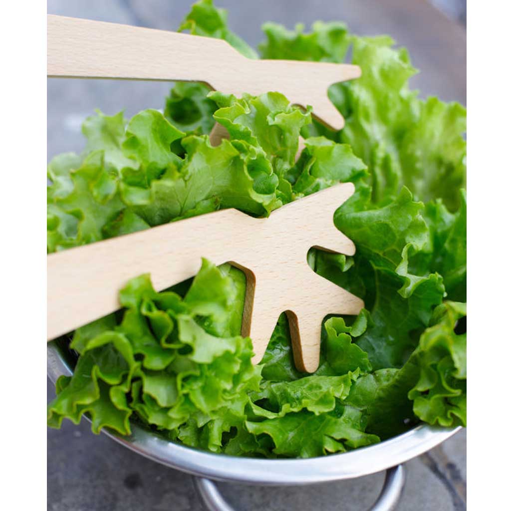 Salade bestek Boomtakken van Massief beukenhout RMdesign - Afbeelding 3