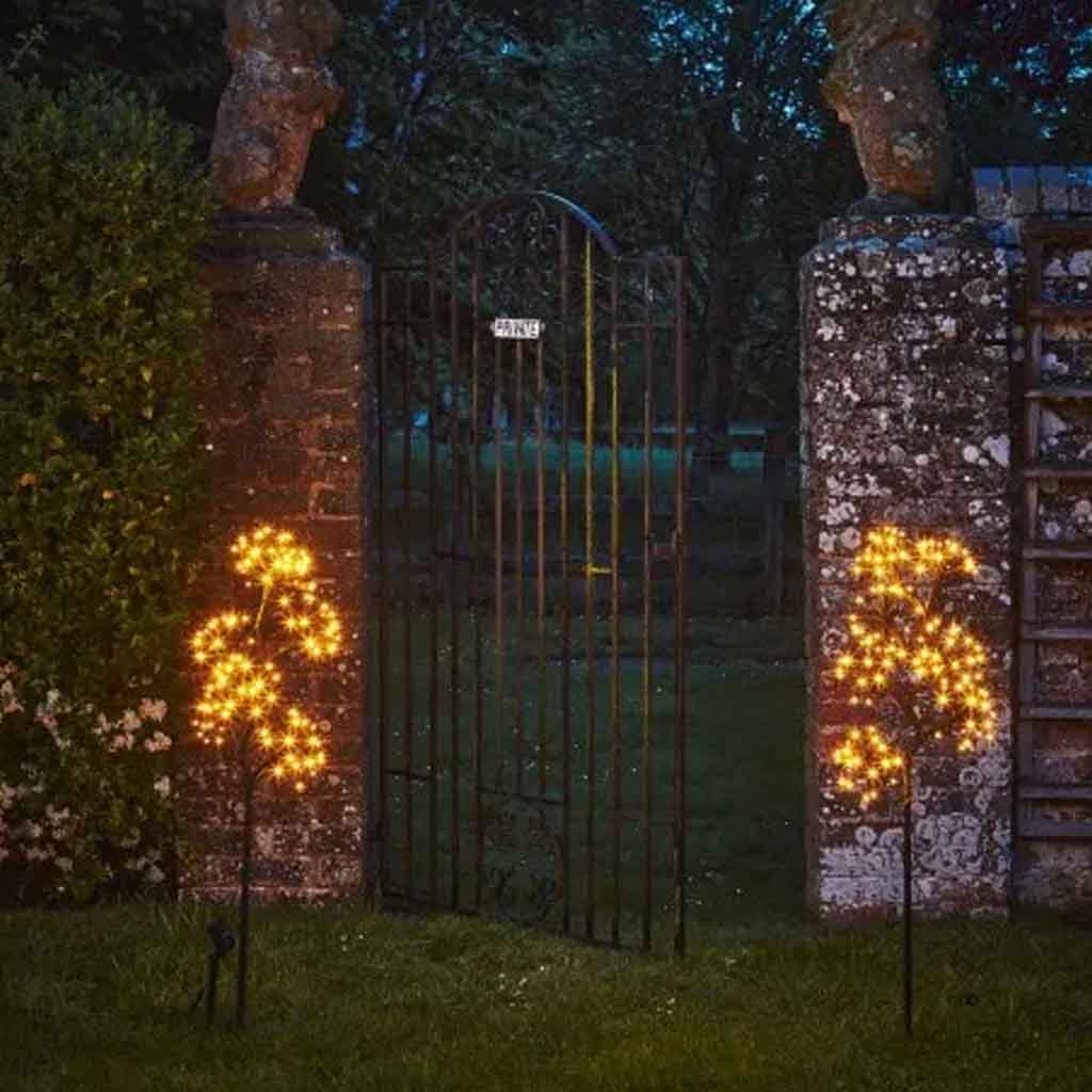 Starburst Branch - Binnen of buiten verlichting - Solar en batterij - 140 LED lichtjes - Afbeelding 3