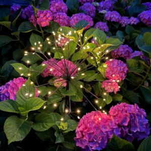 Paardenbloem tuinlamp met 96 LED's