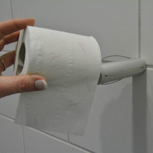 Toiletrol houder