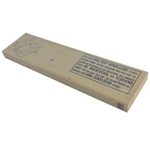 Wandplank Birdy Nachtegaal L 55 x B 15 x H 3,5 cm, wit