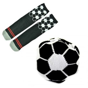 Sokken in de vorm van een voetbal