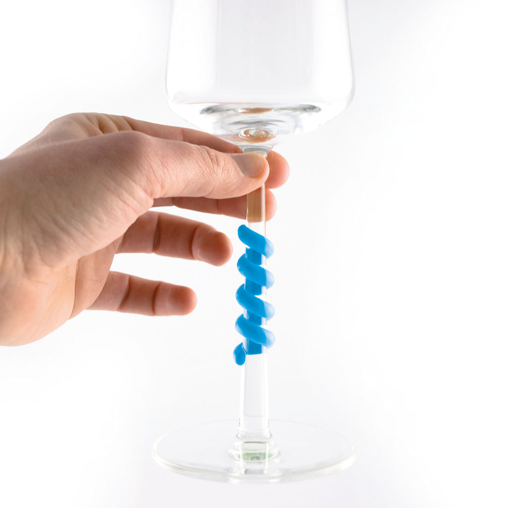 Glasmarkers Wine Glass Twister felle kleuren - Afbeelding 4